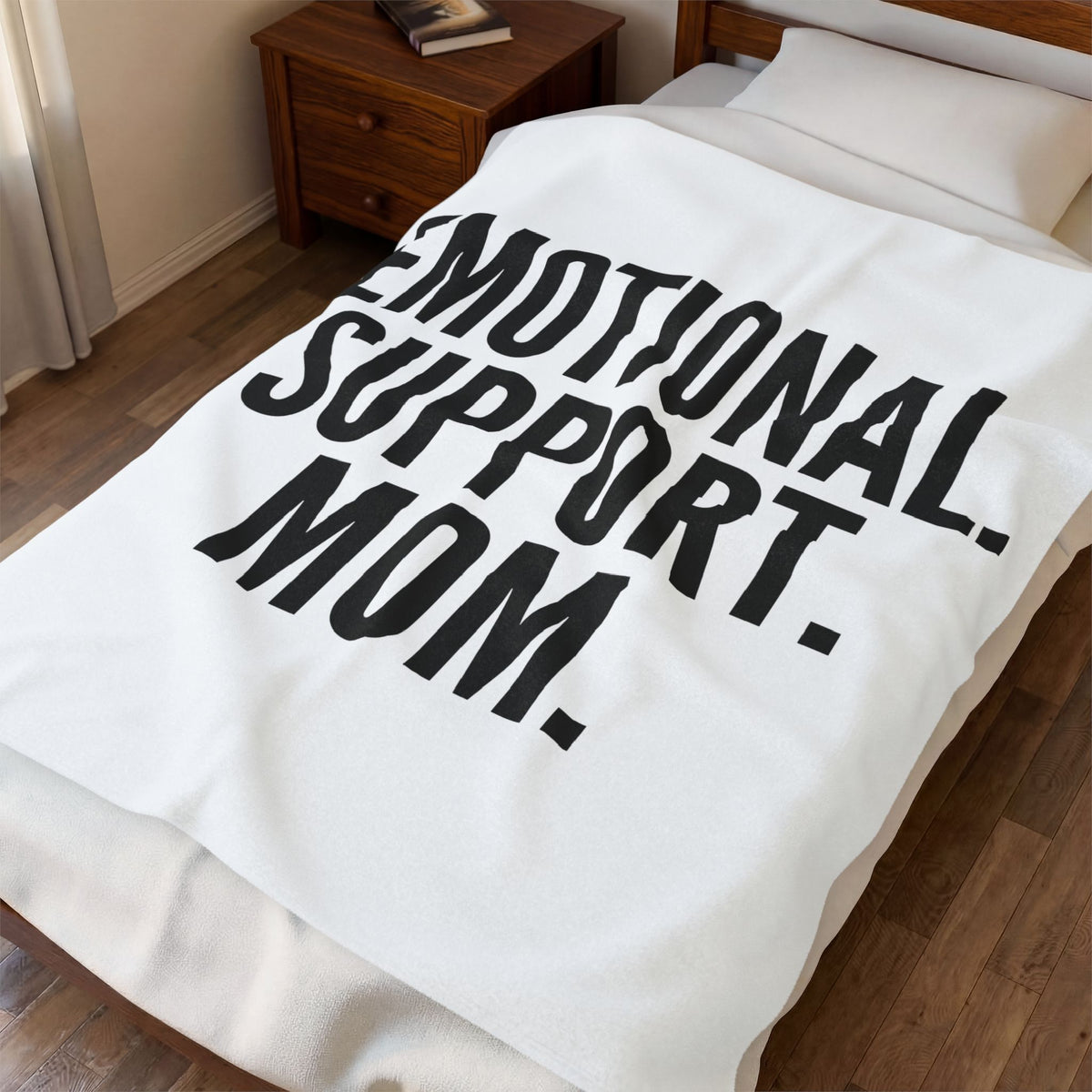 Thick Letters Blanket Moms Ladies Gift Women Sleek Blanket Typography Blanket Motherhood Fan Minimalist Blanket Woman Graphic Current Household