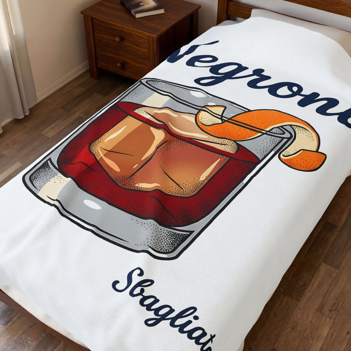 Martini Glass Blanket Drinks Tavern Gift Women Classic Blanket Cocktail Blanket Cocktail Fan Barware Blanket Pub Graphic Line Art Orange Zest