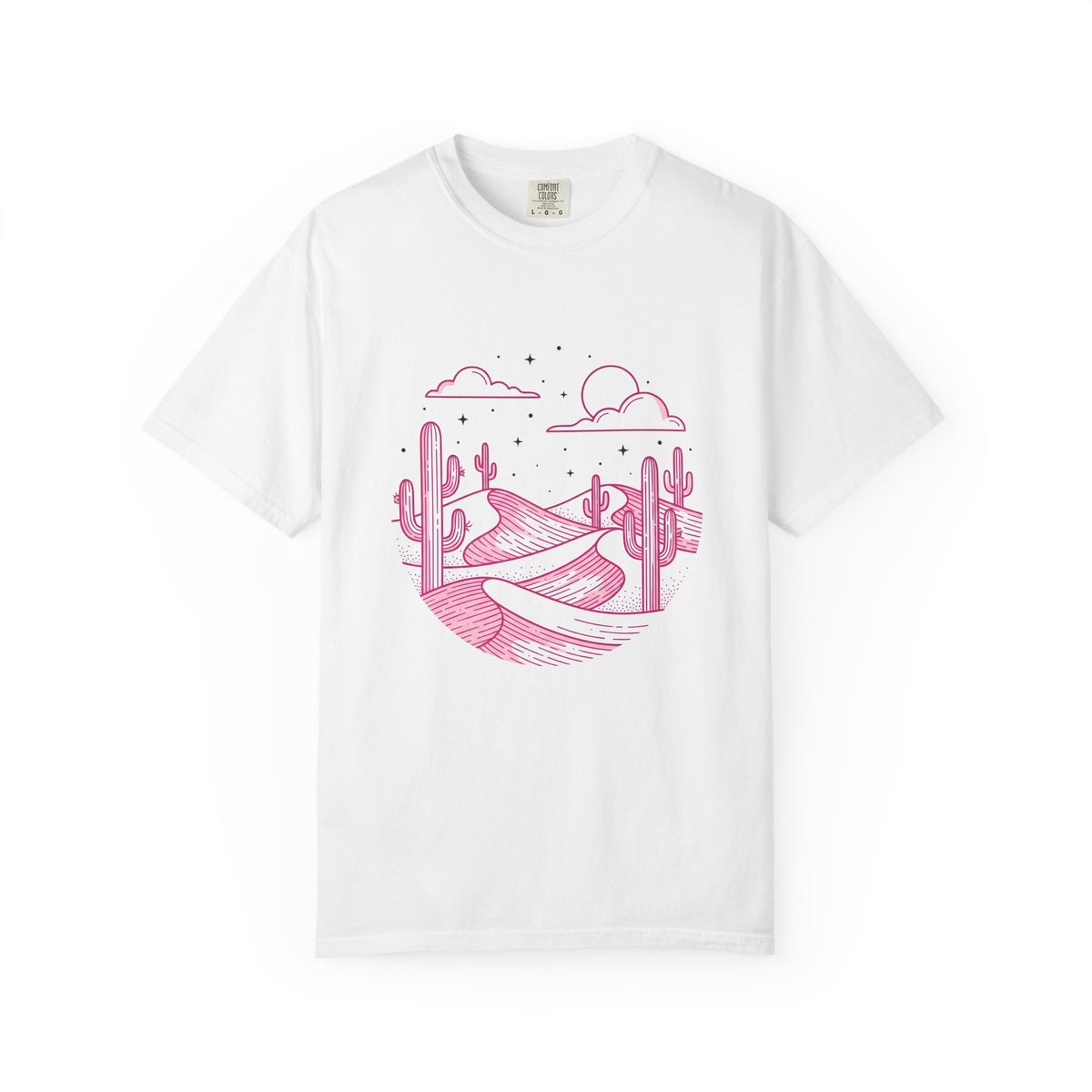 Desert Plant Desert Wilderness Gift Modern Cactus Desert Fan Succulent Wilderness Line T-Shirt