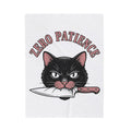 Black Kitten Blanket Halloween Gothic Gift Women Retro Blanket Kitten Blanket Horror Fan Dark Blanket Gothic Graphic Sketch Blade Blanket