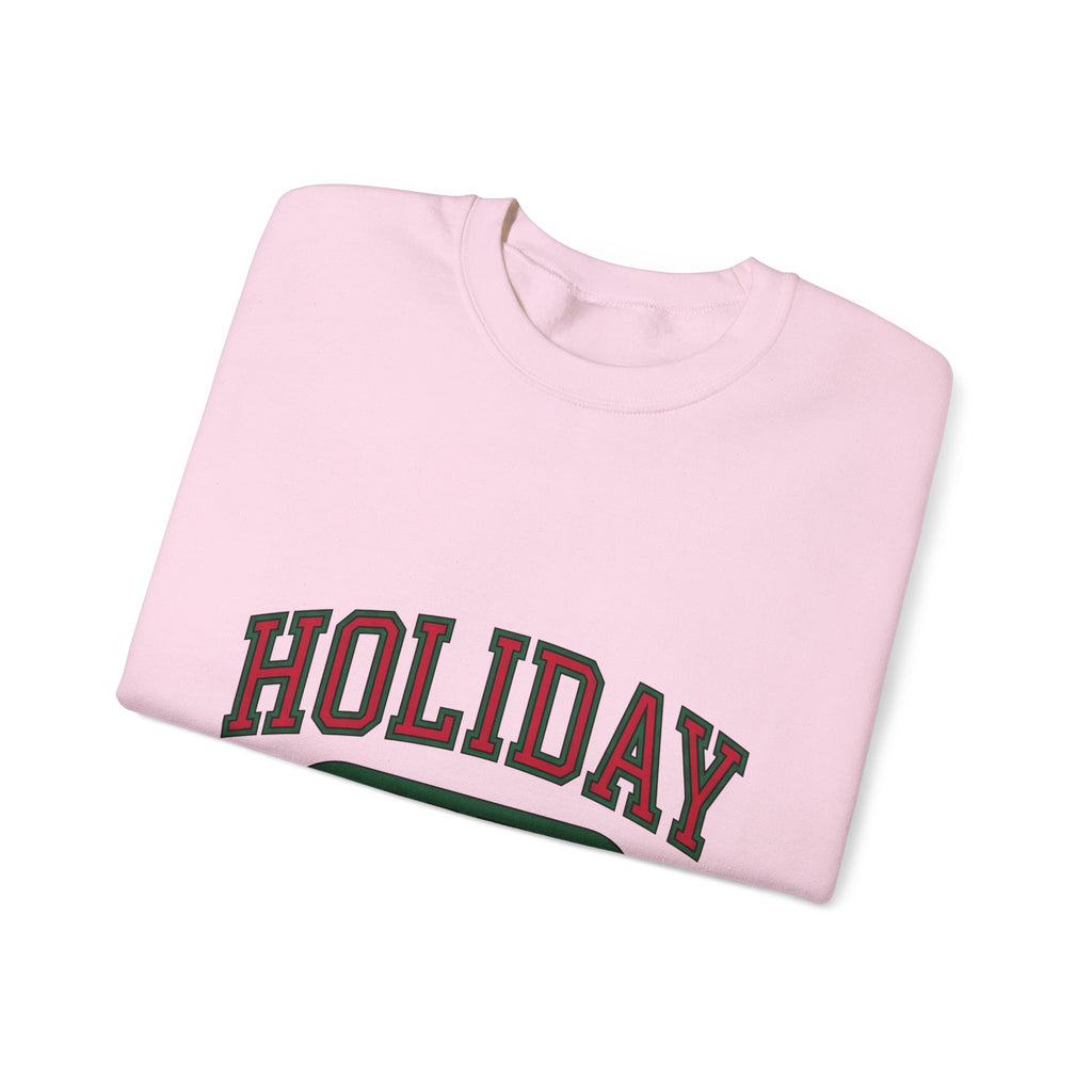 Bold College Font Holiday Christmas Decor Gift Merry Typography Christmas Fan Festive Christmas Sweatshirt