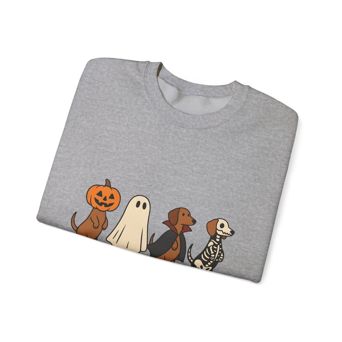 Sausage Dog Costumes Sweatshirt Halloween Animals Gift Women Animated Sweatshirt Dachshund Sweatshirt Halloween Fan Cartoon Sweatshirt Pet Graphic Doodle