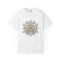 Mandala Bloom T-Shirt Boho Chic Mindfulness Gift Women Folk T-Shirt Flower T-Shirt Bohemian Enthusiast Tribal T-Shirt Meditation Graphic Clean