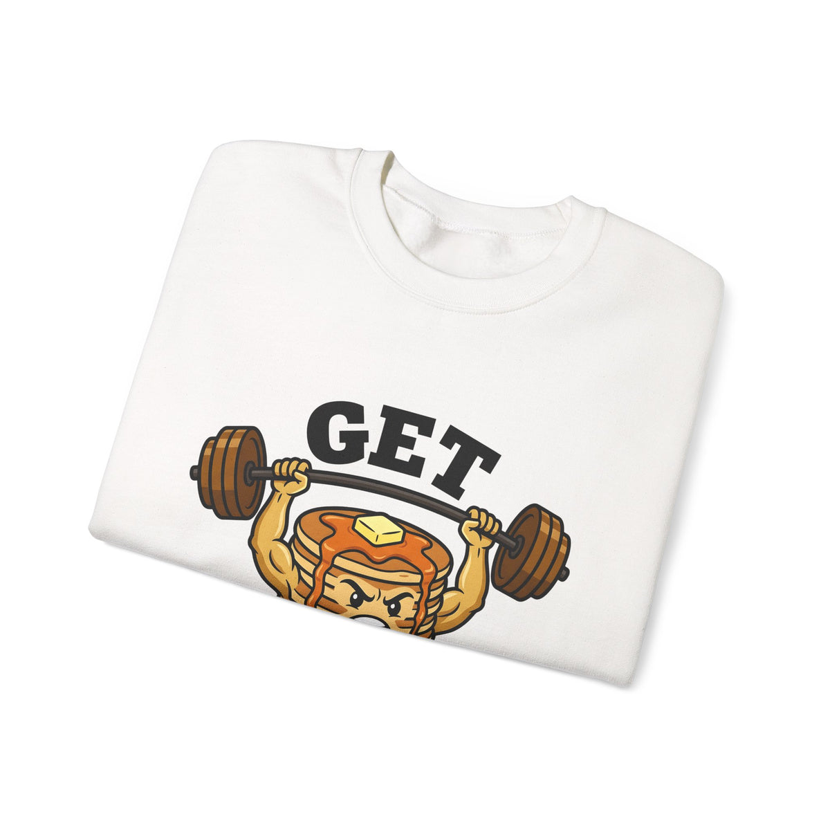 Hotcake Stack Sweatshirt Desserts Training Gift Women Caricature Sweatshirt Pancake Tower Sweatshirt Pastry Fan Cartoon Sweatshirt Fitness Graphic Heavy Stroke