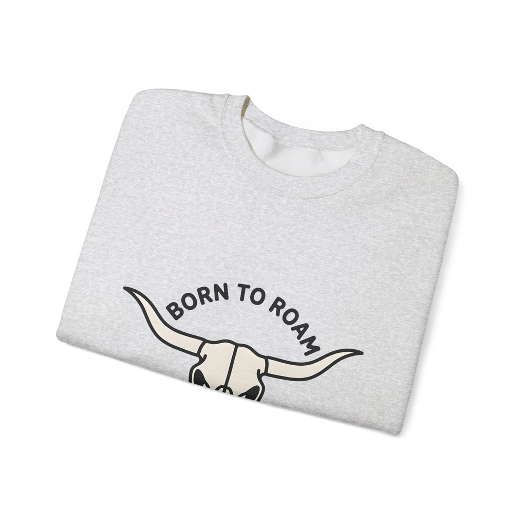 Bull Skull Cowgirl Tribal Gift Country Skull Rodeo Fan Western Tribal Clean Horns Sweatshirt