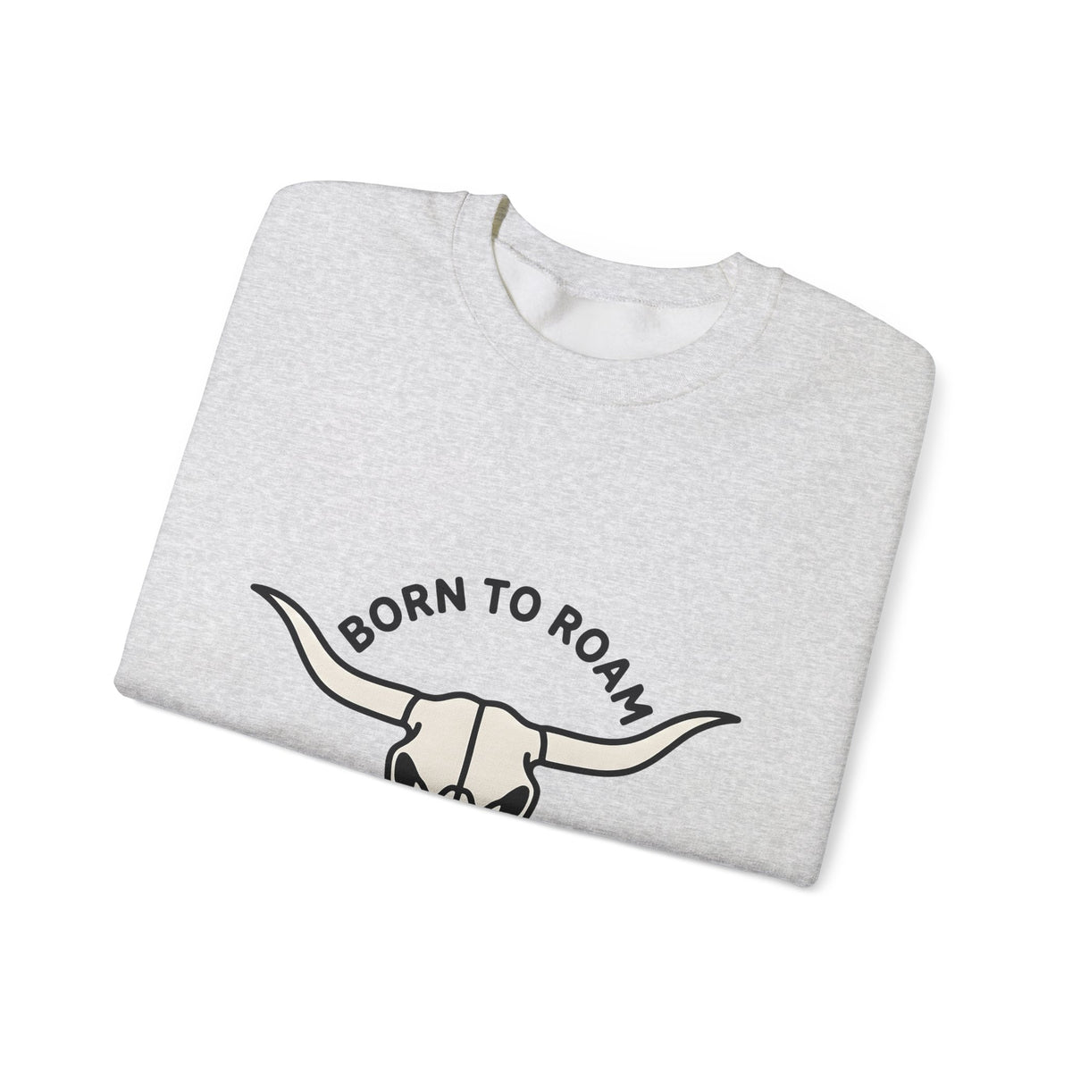 Bull Skull Cowgirl Tribal Gift Country Skull Rodeo Fan Western Tribal Clean Horns Sweatshirt