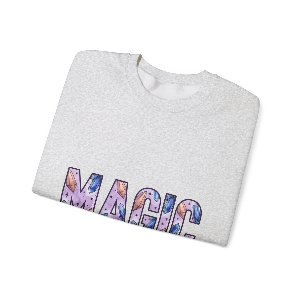 Gemstone Illustration Sweatshirt Moms Metaphysical Gift Women Hippie Sweatshirt Crystal Sweatshirt Mother Enthusiast Spiritual Sweatshirt Esoteric Graphic
