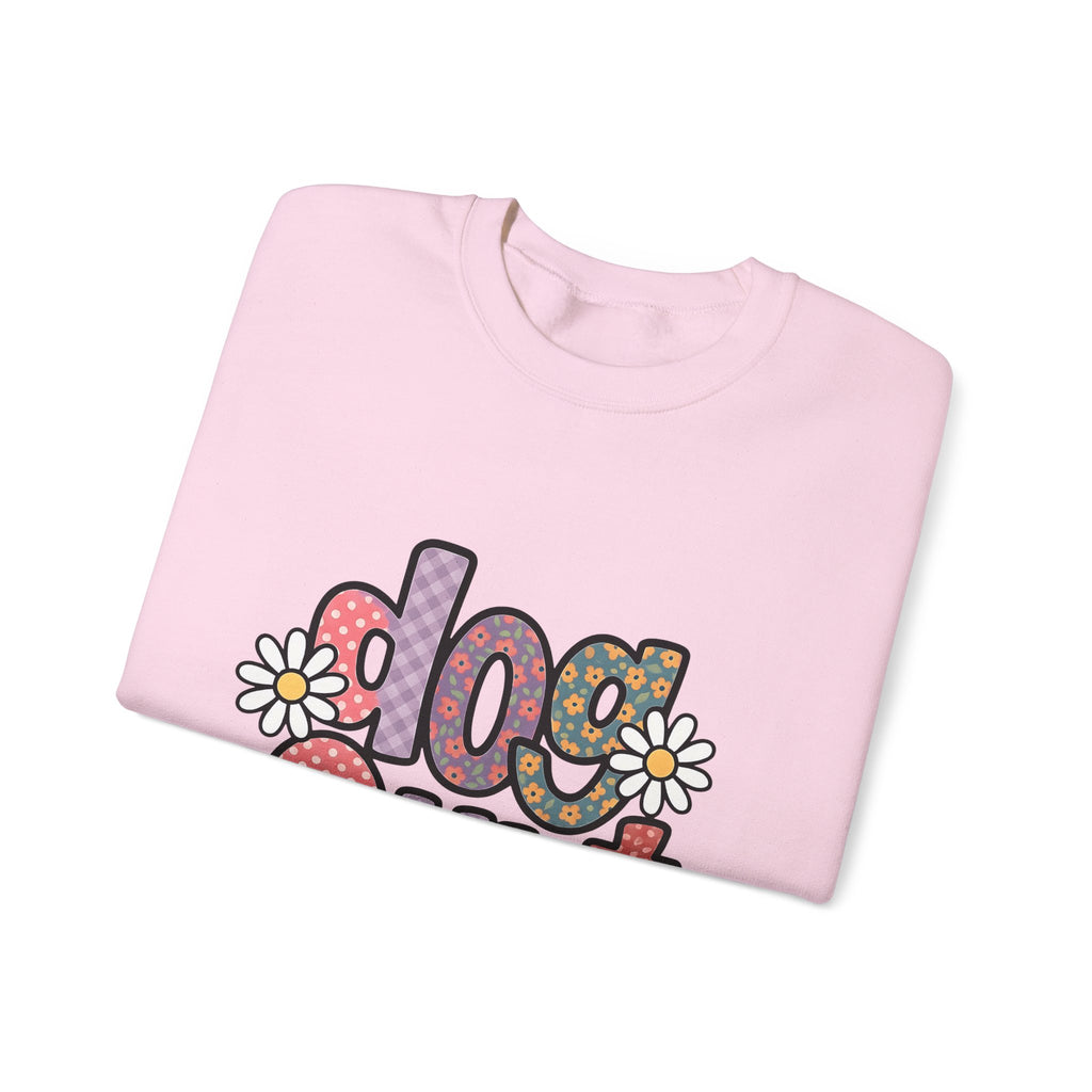 Floral Lettering Print Sweatshirt Dog Niece Gift Women Sketch Sweatshirt Typography Sweatshirt Dog Fan Hand Drawn Sweatshirt Niece Graphic Cartoon Chamomile