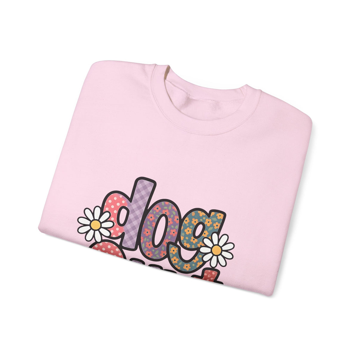 Floral Lettering Print Sweatshirt Dog Niece Gift Women Sketch Sweatshirt Typography Sweatshirt Dog Fan Hand Drawn Sweatshirt Niece Graphic Cartoon Chamomile