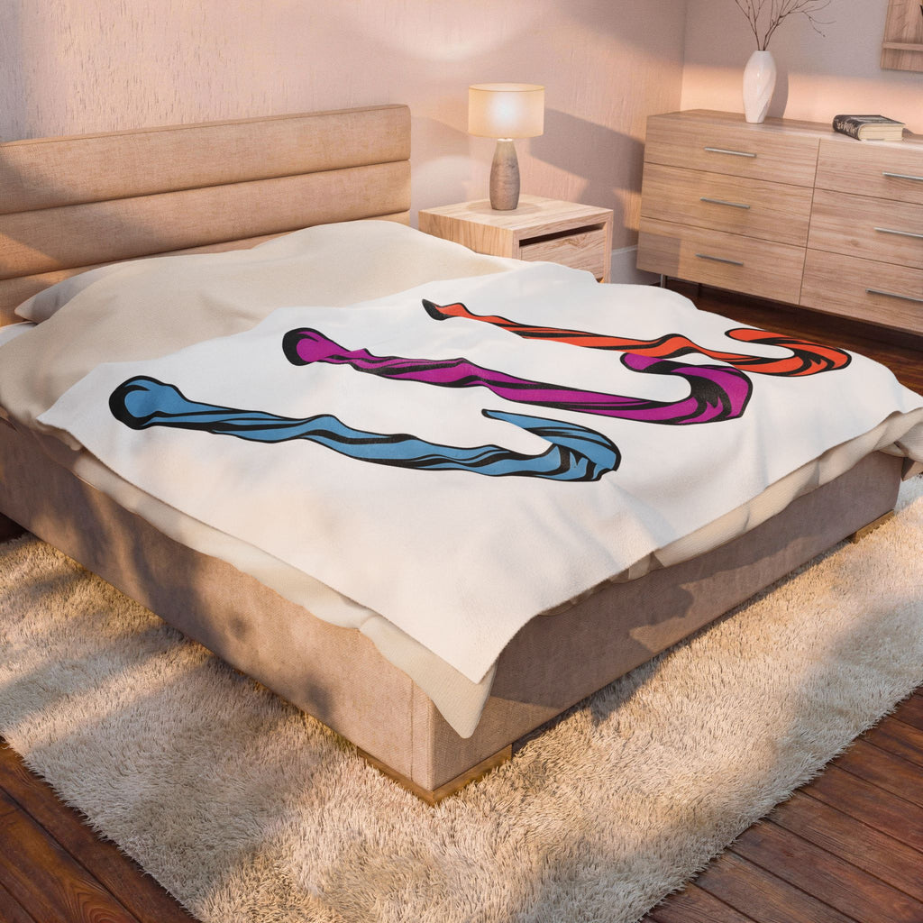 Holiday Candy Blanket Christmas Confectionery Gift Women Flat Design Blanket Candy Blanket Christmas Fan Minimalist Blanket Sweets Graphic Clean
