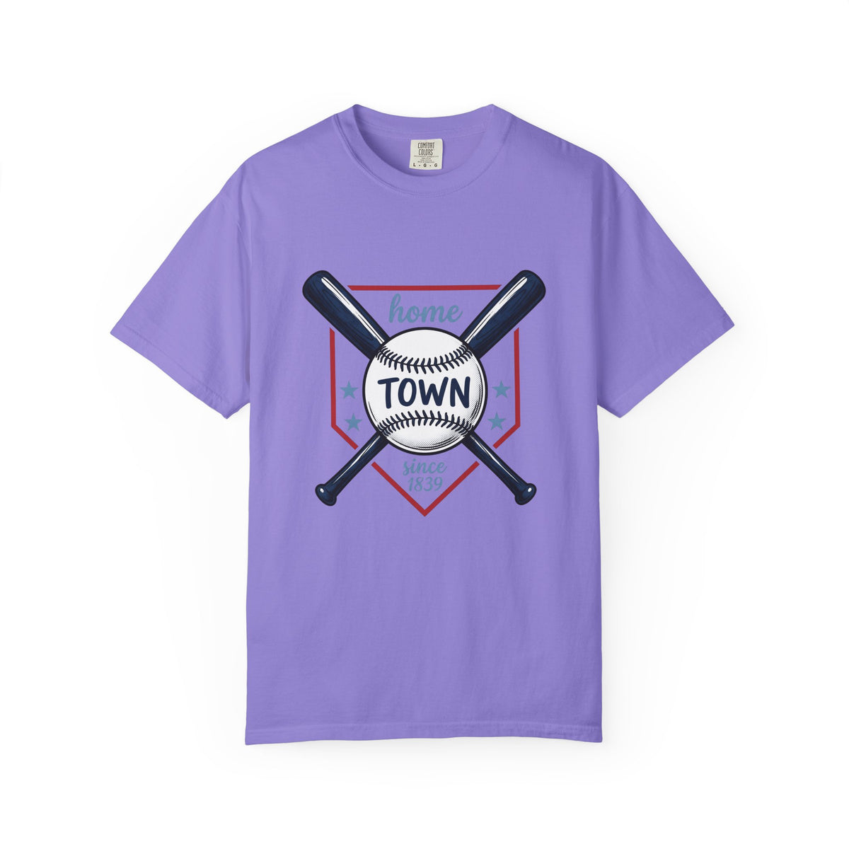 Baseball Graphic T-Shirt America/4th Of July Sports Gift Women Vintage T-Shirt Baseball T-Shirt Patriot Fan Distressed T-Shirt Athletic Graphic