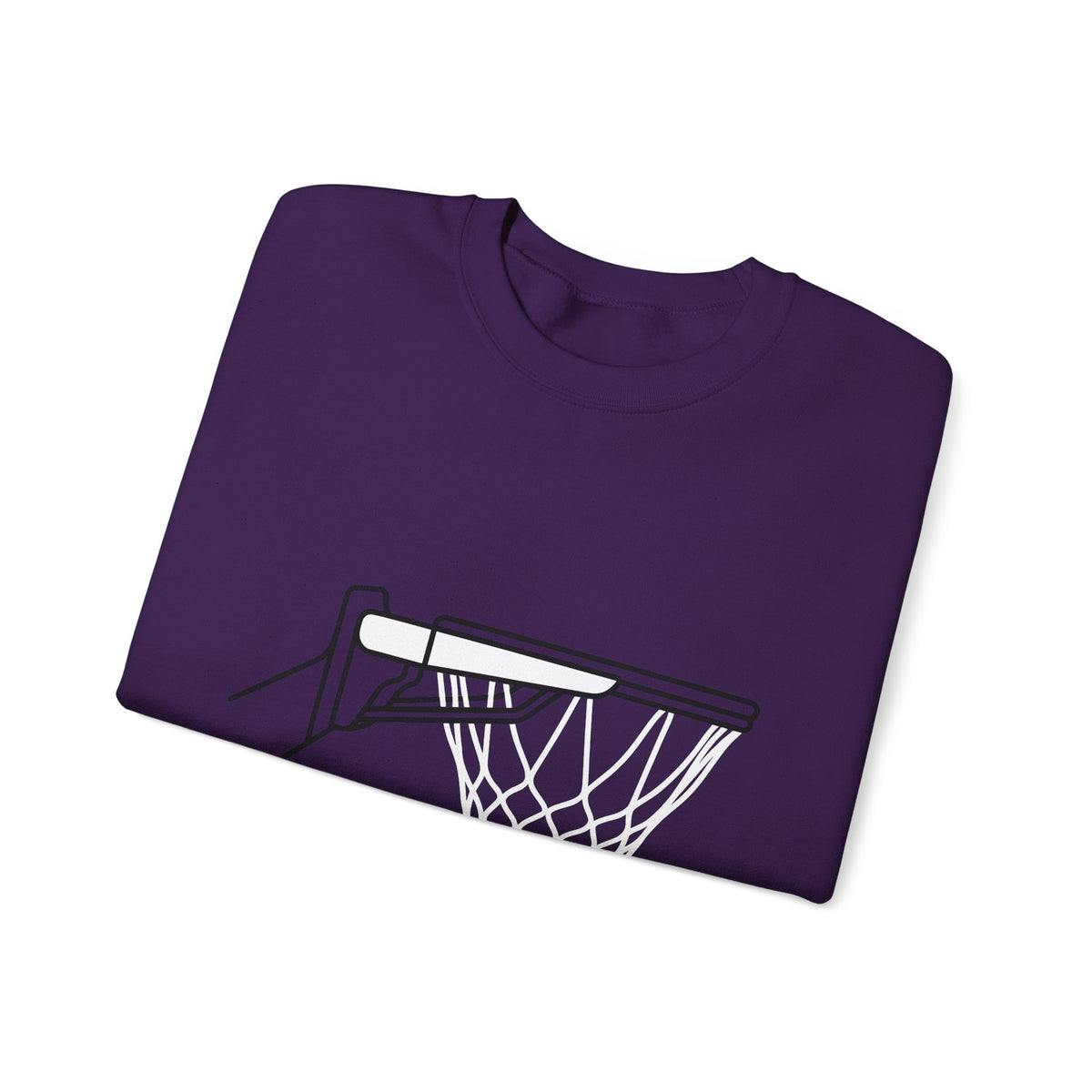 Basketball Goal Sweatshirt Sports Athletics Gift Women Modern Sweatshirt Hoop Sweatshirt Athlete Enthusiast Contemporary Sweatshirt Fitness Graphic Sketch