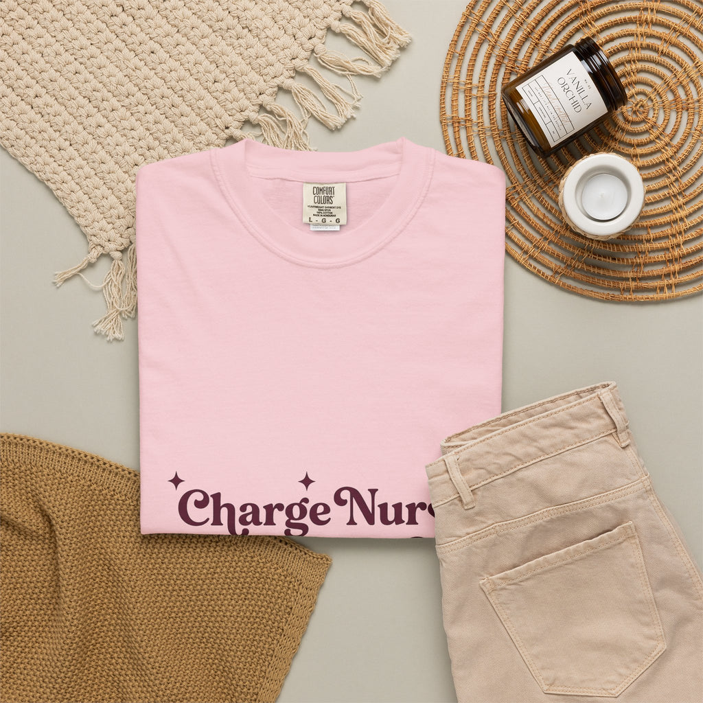 Nurse Script T-Shirt Nurse Health Gift Women Cute T-Shirt Script T-Shirt