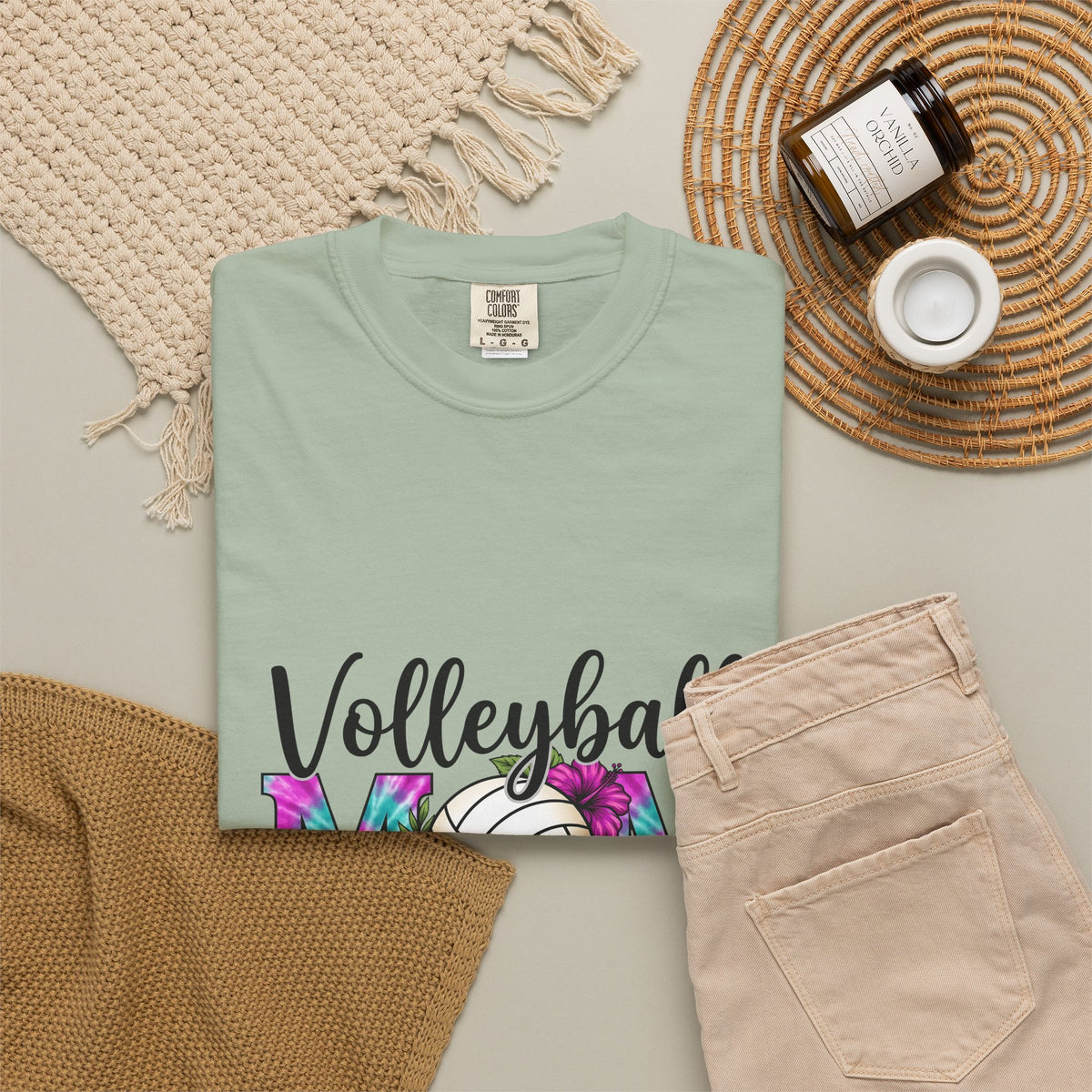 Volleyball Floral T-Shirt Volleyball Mom Sports Gift Women Tie Dye T-Shirt Volleyball T-Shirt Volleyball Enthusiast Batik T-Shirt Athletic Graphic