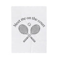 Tennis Rackets Blanket Tennis Game Gift Women Drawing Blanket Racket Blanket Tennis Fan Illustration Blanket Sport Graphic Flat Tennis Ball Blanket