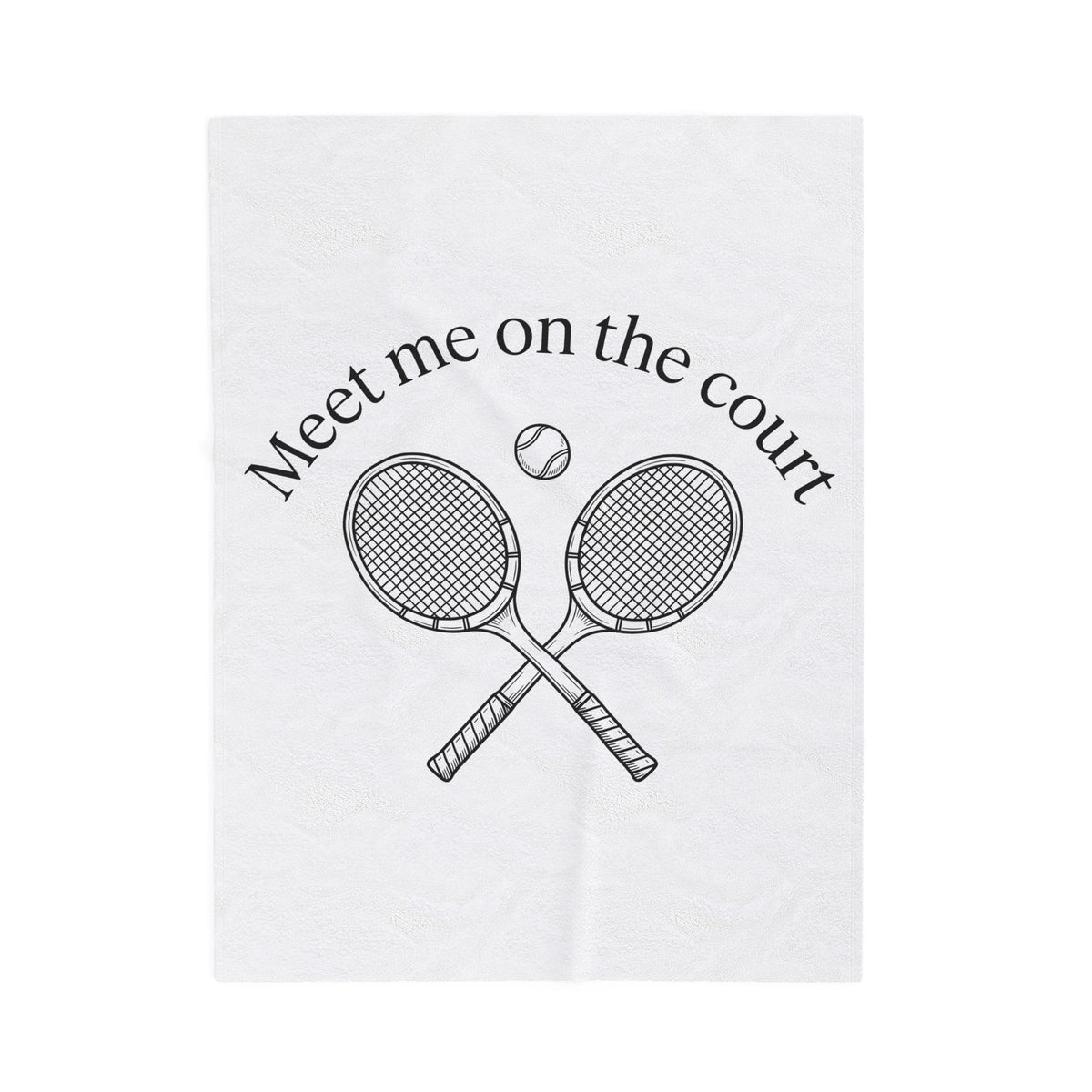 Tennis Rackets Blanket Tennis Game Gift Women Drawing Blanket Racket Blanket Tennis Fan Illustration Blanket Sport Graphic Flat Tennis Ball Blanket