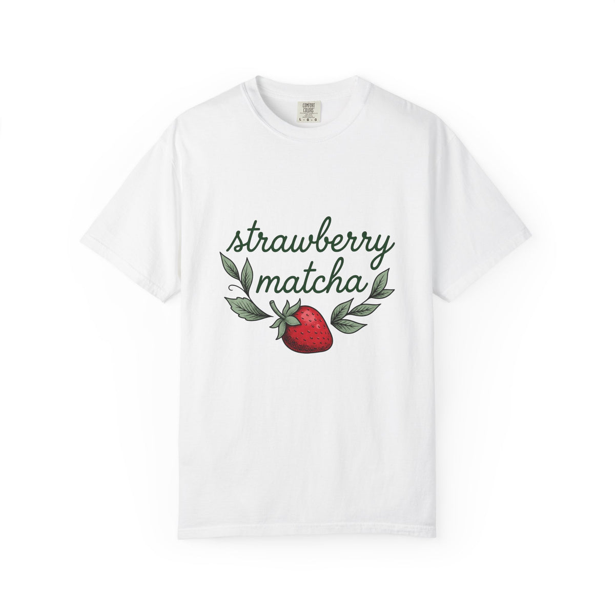Strawberry Design T-Shirt Coffee/Desserts/Drinks Food Gift Women Floral T-Shirt Berry T-Shirt Dessert Fan Botanical T-Shirt Cuisine Graphic Retro