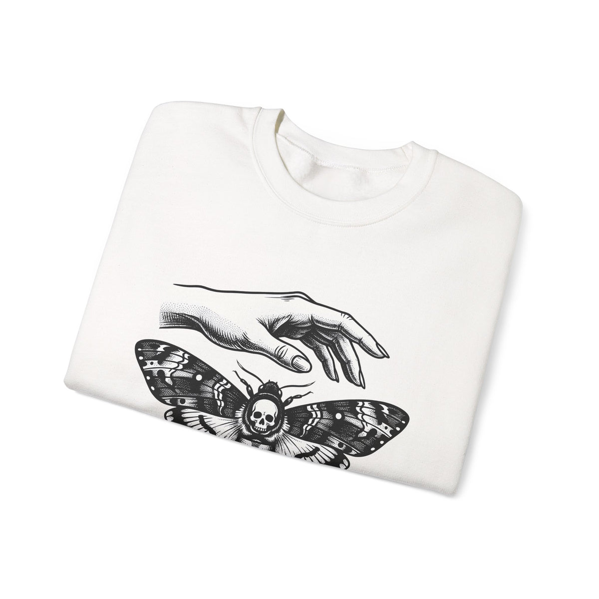 Skeleton Moth Sweatshirt Boho Chic Dark Fashion Gift Women Traditional Tattoo Sweatshirt Moth Sweatshirt Bohemian Fan Sailor Sweatshirt Gothic Graphic Antique