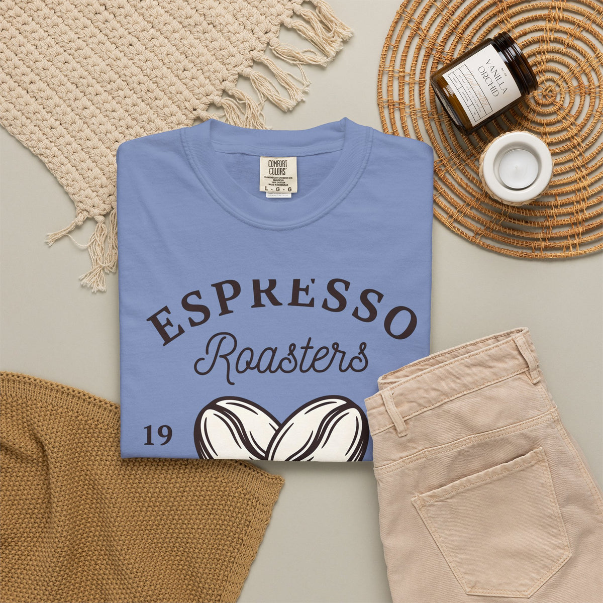 Java Beans T-Shirt Coffee Culinary Gift Women Antique T-Shirt Coffee Bean T-Shirt Coffee Fan Gourmet Design Baking Graphic Line Art Shoot T-Shirt
