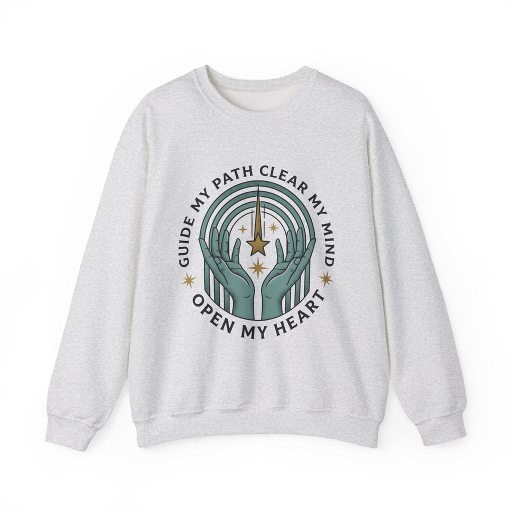 Hands Prism Sweatshirt Boho Chic Meditation Gift Women Tribal Sweatshirt Prismatic Sweatshirt Bohemian Enthusiast Ethnic Sweatshirt Mindfulness Graphic Rustic