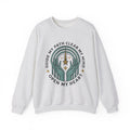 Hands Prism Sweatshirt Boho Chic Meditation Gift Women Tribal Sweatshirt Prismatic Sweatshirt Bohemian Enthusiast Ethnic Sweatshirt Mindfulness Graphic Rustic