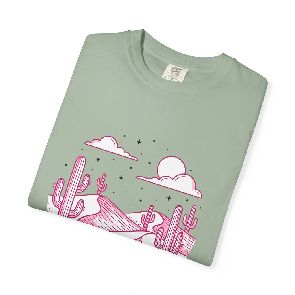 Desert Plant Desert Wilderness Gift Modern Cactus Desert Fan Succulent Wilderness Line T-Shirt