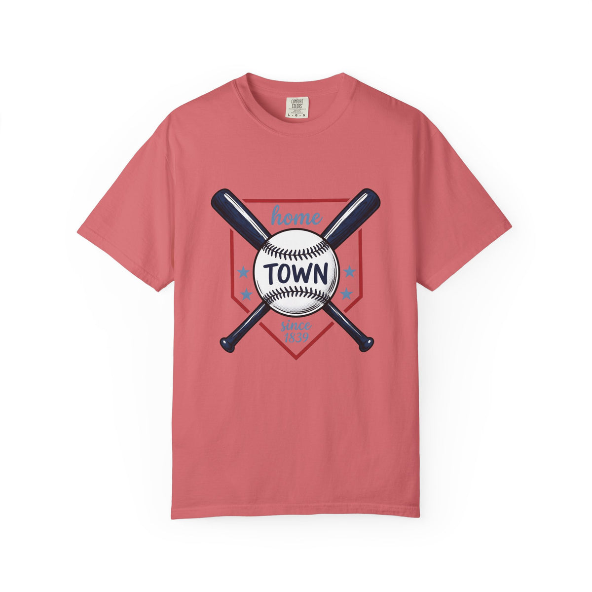 Baseball Graphic T-Shirt America/4th Of July Sports Gift Women Vintage T-Shirt Baseball T-Shirt Patriot Fan Distressed T-Shirt Athletic Graphic