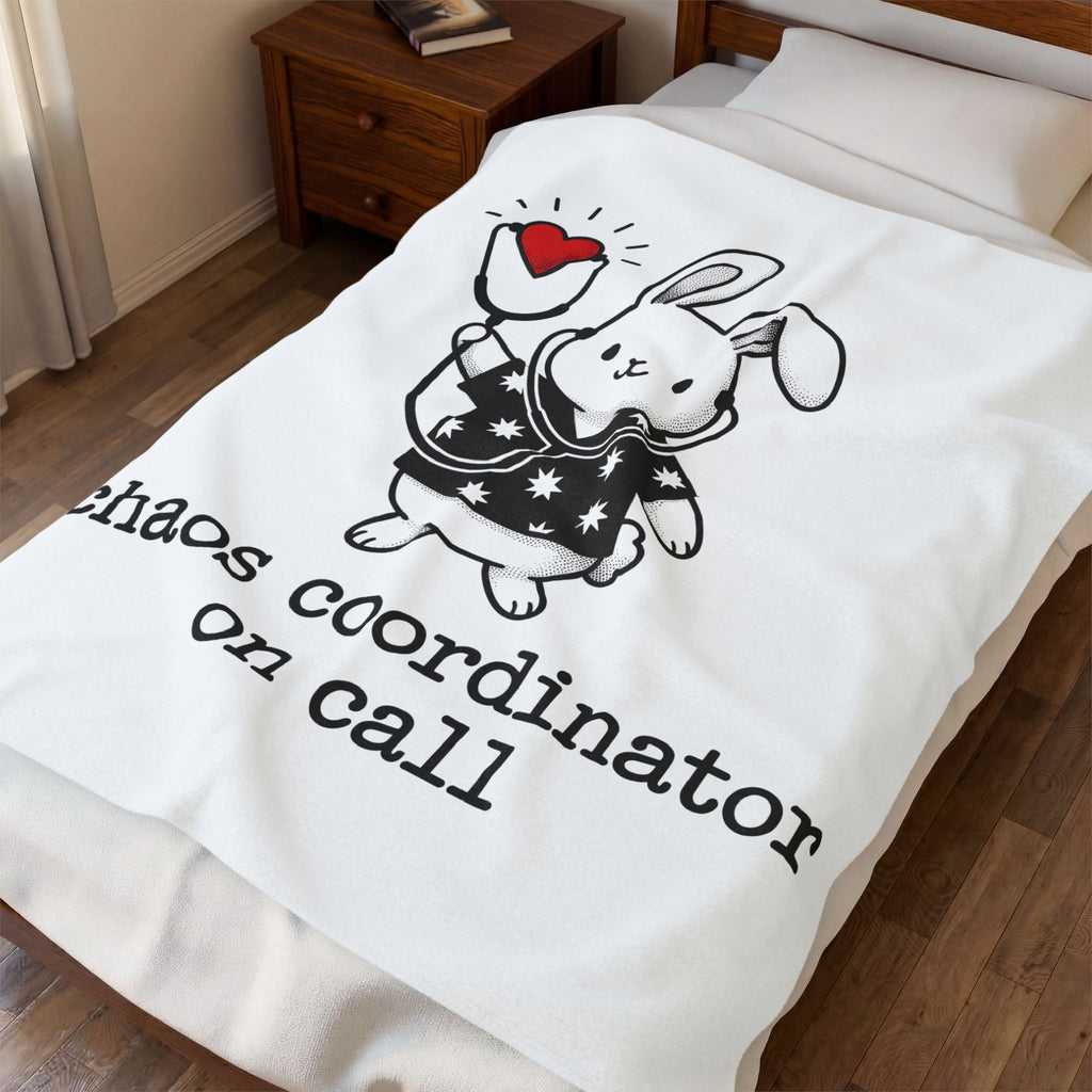 Rabbit Doctor Blanket Nurses Pet Gift Women Kawaii Blanket Bunny Doctor Blanket