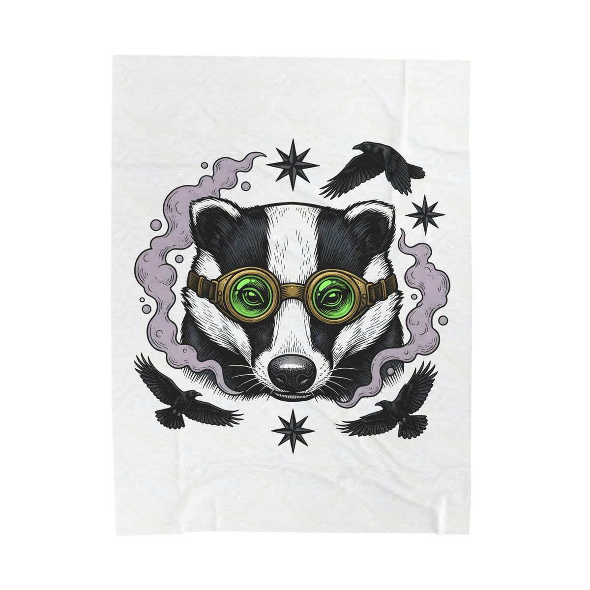 Badger Eyewear Halloween Creatures Gift Mysterious Glasses Horror Fan Spectacles Creature Classic Blanket