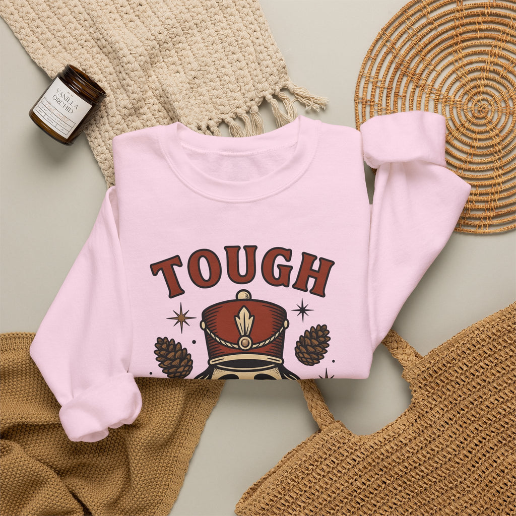 Nutcracker Head Sweatshirt Christmas Celebration Gift Women Retro Sweatshirt Nutcracker Sweatshirt Xmas Fan Vintage Sweatshirt Party Graphic Sketch Pinecone