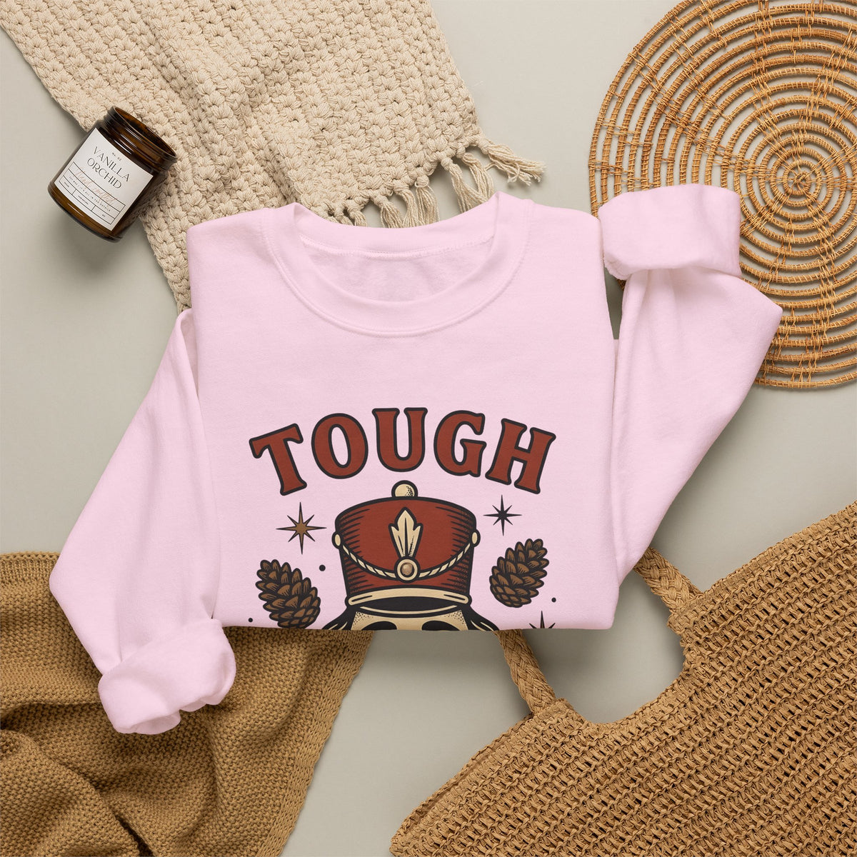 Nutcracker Head Sweatshirt Christmas Celebration Gift Women Retro Sweatshirt Nutcracker Sweatshirt Xmas Fan Vintage Sweatshirt Party Graphic Sketch Pinecone