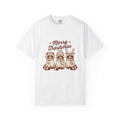 Raccoon Set T-Shirt Christmas Pets Gift Women Line Art T-Shirt Raccoon T-Shirt Xmas Fan Illustration T-Shirt Animal Graphic Classic Holiday Gear
