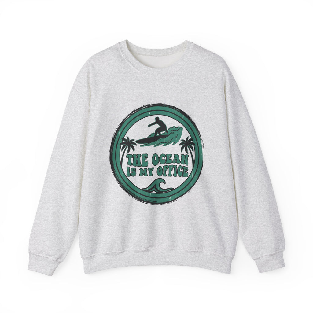 Surfing Surfing Seaside Gift Hand Drawn Surf Surfer Fan Surfing Coastal Sweatshirt