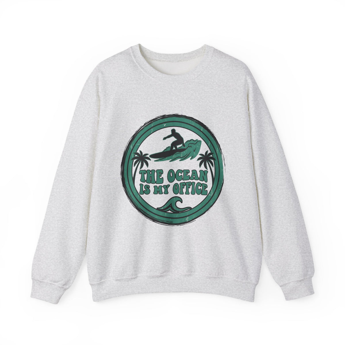 Surfing Surfing Seaside Gift Hand Drawn Surf Surfer Fan Surfing Coastal Sweatshirt