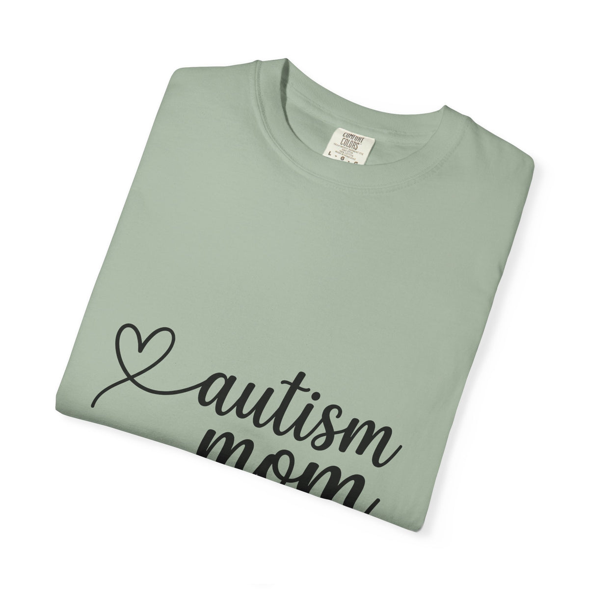 Heart Lettering T-Shirt Mom Relatives Gift Women Brush Lettering T-Shirt Heart Typography T-Shirt Motherhood Enthusiast Calligraphy T-Shirt Family