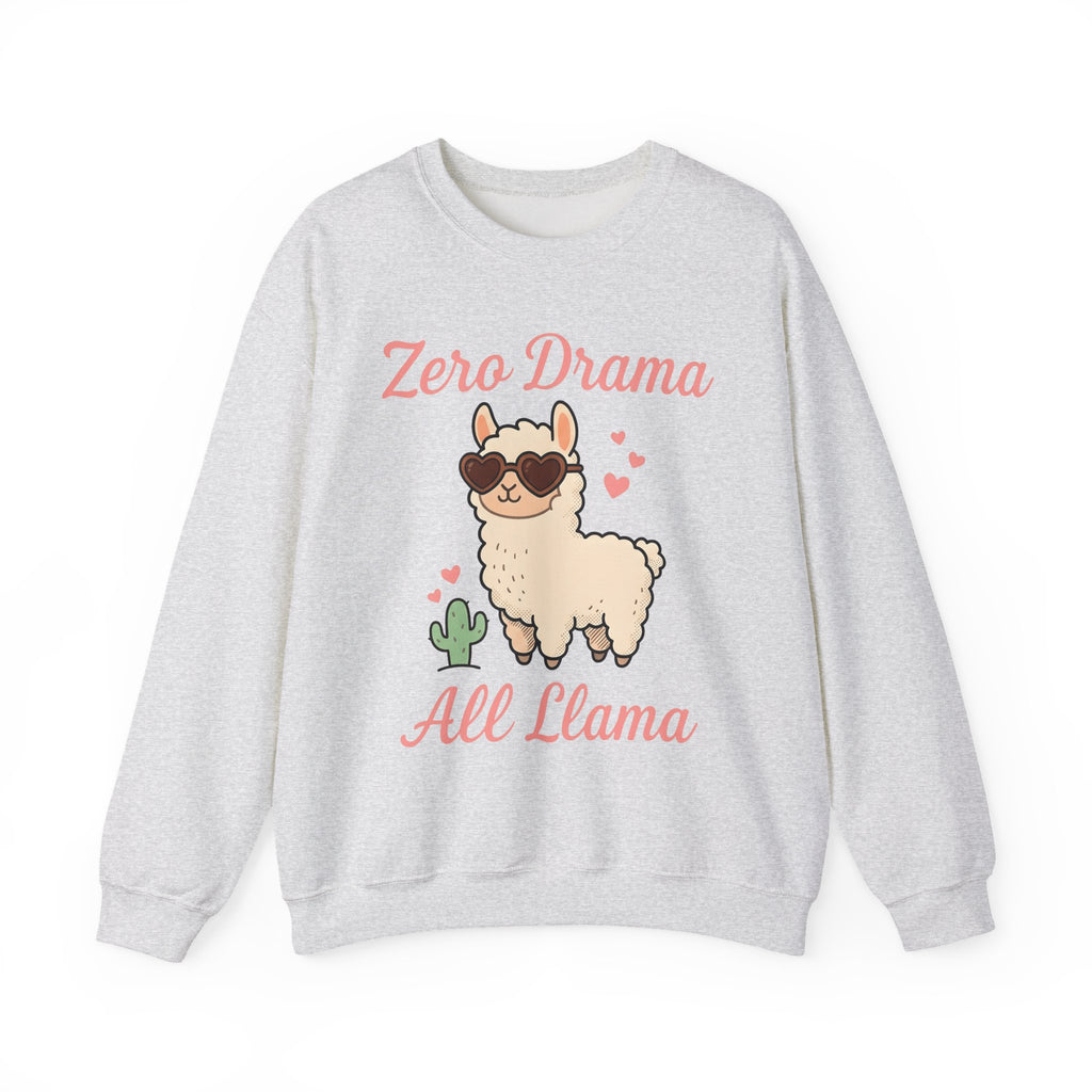 Alpaca Eyewear Sweatshirt Funny Fauna Gift Women Whimsical Sweatshirt Sunglasses Sweatshirt Humor Fan Spectacles Sweatshirt Wildlife Graphic Illustrated