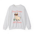 Alpaca Eyewear Sweatshirt Funny Fauna Gift Women Whimsical Sweatshirt Sunglasses Sweatshirt Humor Fan Spectacles Sweatshirt Wildlife Graphic Illustrated