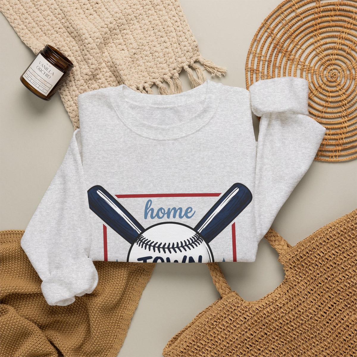 Baseball Graphic Sweatshirt America/4th Of July Sports Gift Women Vintage Sweatshirt Baseball Sweatshirt Patriot Fan Distressed Sweatshirt Athletic Graphic
