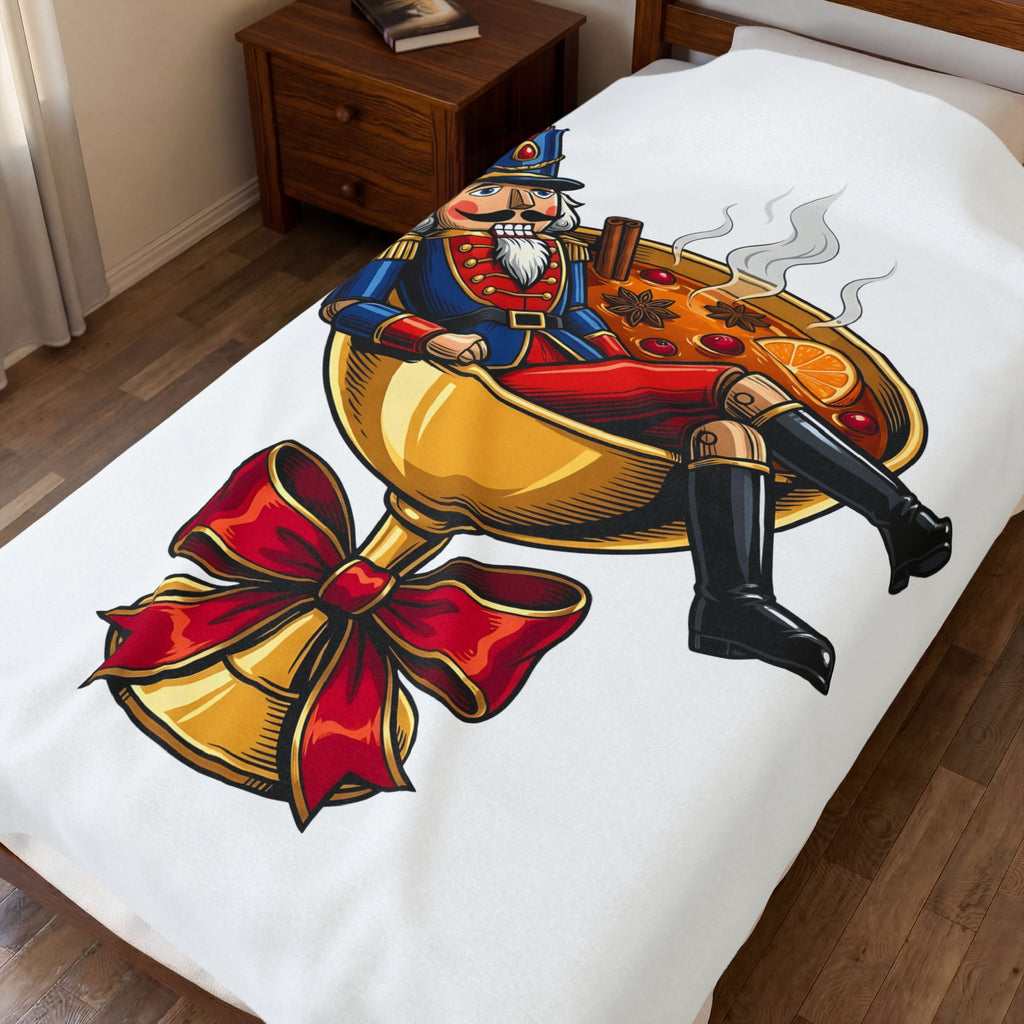 Nutcracker Blanket Blanket Christmas Seasonal Gift Women Comic Blanket Nutcracker T