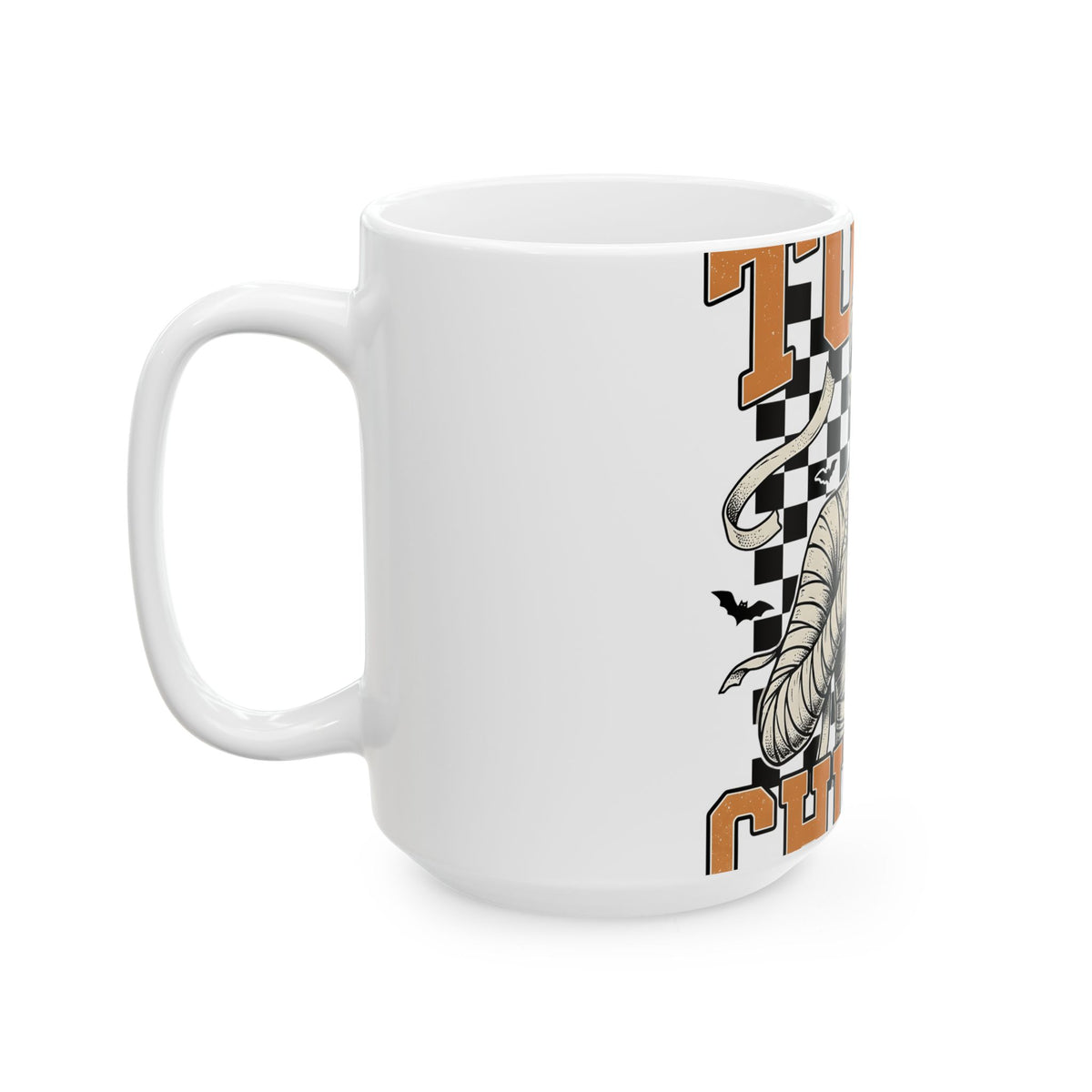 Wrapped Mummy Mug Halloween Fright Gift Women Old School Mug Mummy Mug Horror Fan Scary Mug Scare Graphic