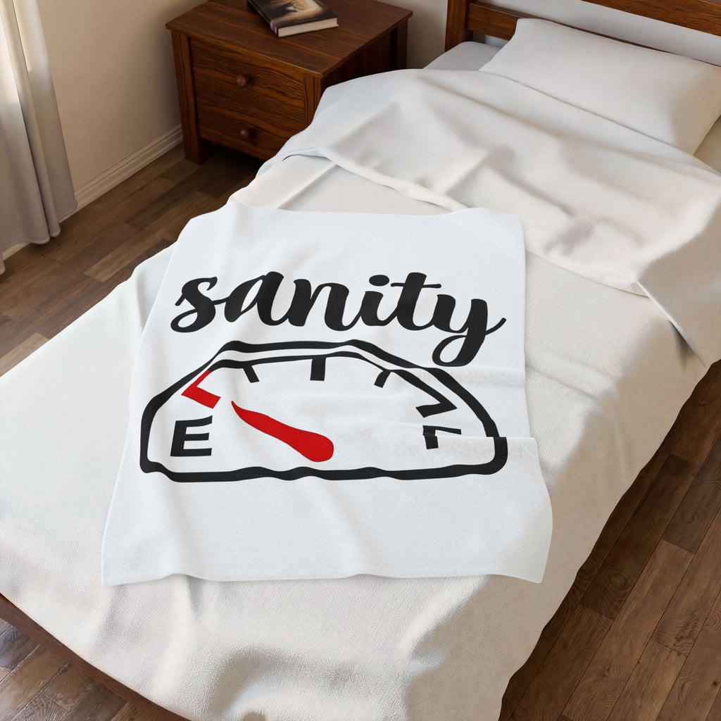 Fuel Dial Blanket Moms Family Gift Women Basic Blanket Fuel Gauge Blanket Mom Fan Fuel Meter Blanket Family Graphic Current Joke Blanket
