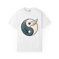 Tao Symbol T-Shirt Sports Fitness Gift Women Basic T-Shirt Yin Yang T-Shirt Athlete Enthusiast Simple T-Shirt Workout Graphic Current Plume T-Shirt
