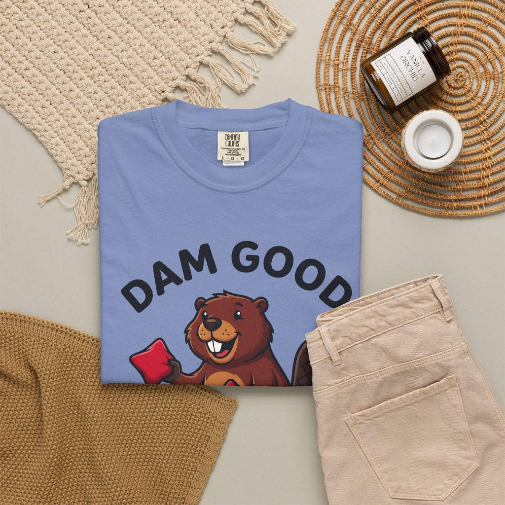 Beaver Icon T-Shirt Cornhole Comedy Gift Women Cartoonish T-Shirt Beaver T-Shirt Cornhole Fan Funny T-Shirt Humor Graphic Dynamic Toss T-Shirt T-Shirt