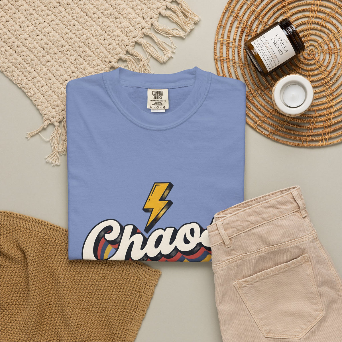 Lightning Flash T-Shirt Moms Jokes Gift Women Retro T-Shirt Thunderbolt T-Shirt Motherhood Fan Vintage T-Shirt Humor Graphic T-Shirt Vintage