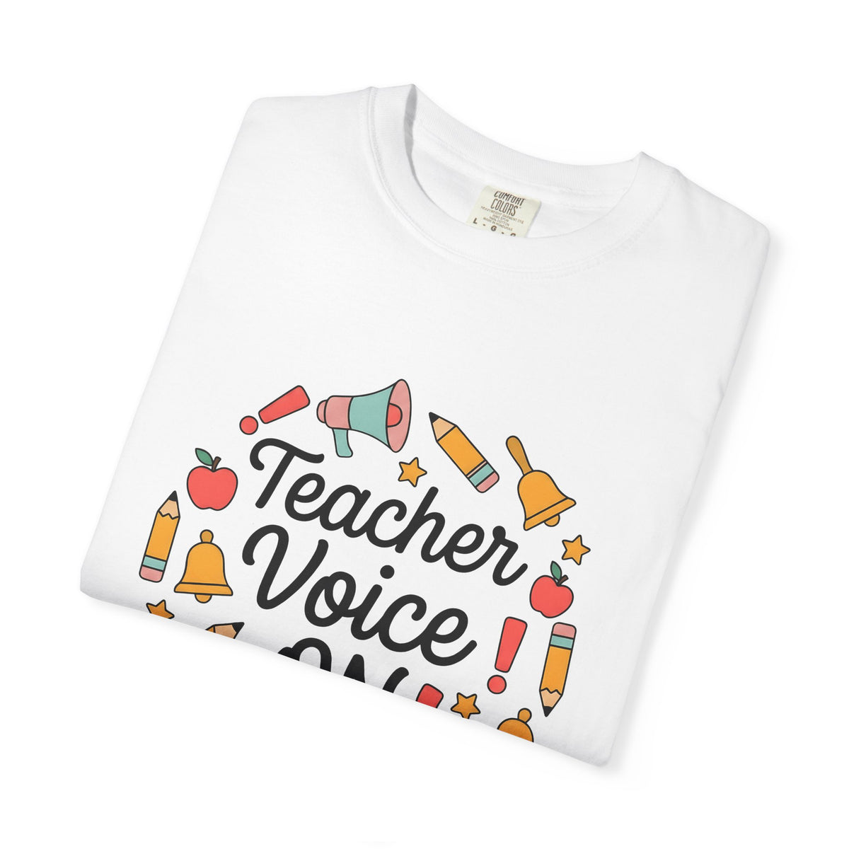 School Supplies Teacher Learning Gift Hand Drawn Stationery Educator Enthusiast T-Shirt