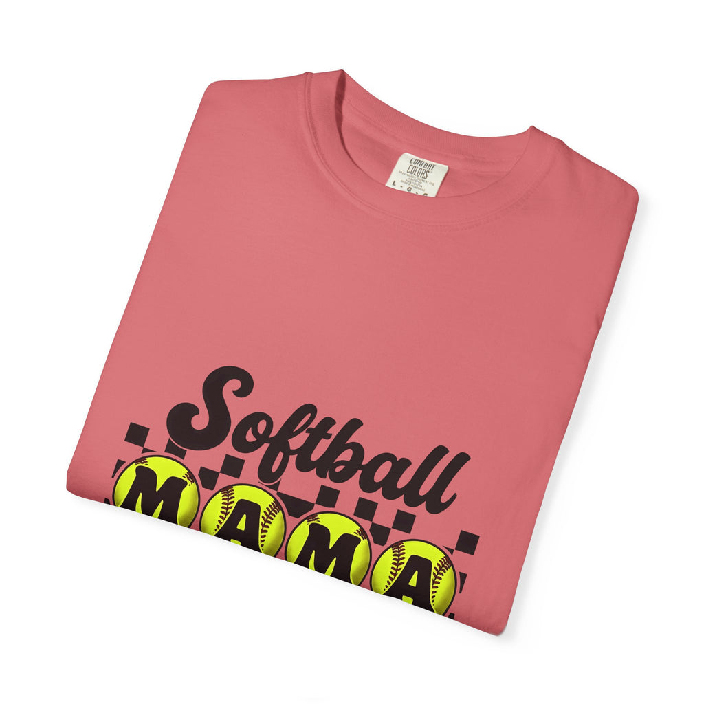 Softball Balls T-Shirt Softball Mom Competition Gift Women Minimalist T-Shirt Softballs T-Shirt Mom Fan Simple T-Shirt Competitive Graphic